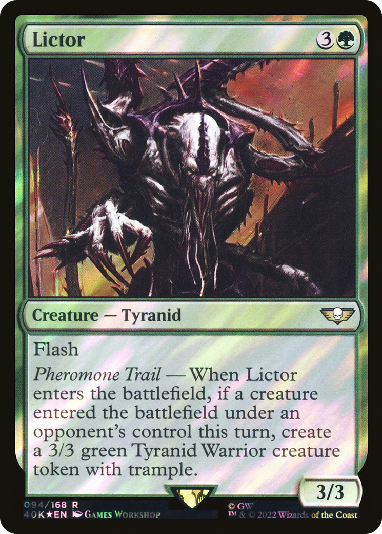 {R} Lictor (Surge Foil) [Universes Beyond: Warhammer 40,000][SF 40K 094]
