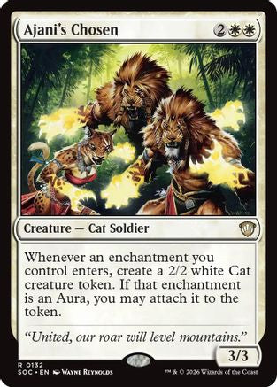 {@@SOC R} Ajani's Chosen [SOC 132]