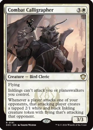 Combat Calligrapher [SOC 141]