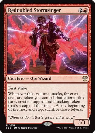 Redoubled Stormsinger [SOC 251]