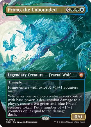 Primo, the Unbounded (Borderless) [SOC 006]  Foil