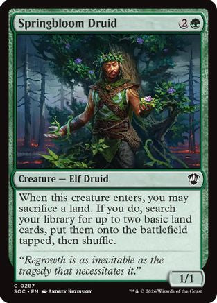 Springbloom Druid [SOC 287]