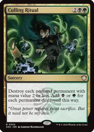 Culling Ritual [SOC 302]