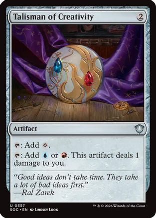 {@@SOC C} Talisman of Creativity [SOC 357]