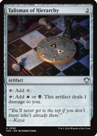 Talisman of Hierarchy [SOC 358]