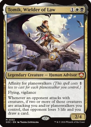 Tomik, Wielder of Law [SOC 333]