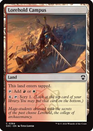 Lorehold Campus [SOC 384]