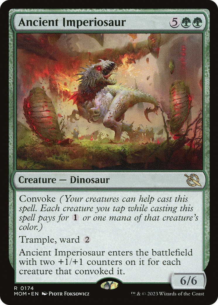 {R} Ancient Imperiosaur [March of the Machine][MOM 174]