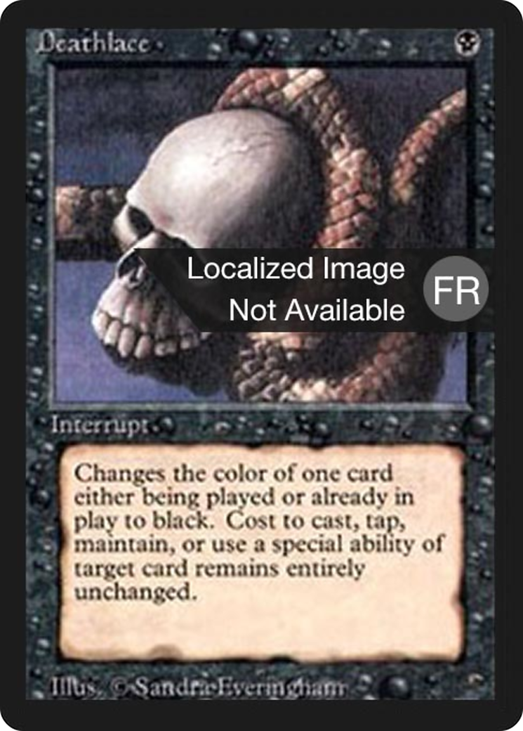 {F} Deathlace [Foreign Black Border][FBB 3ED 102]