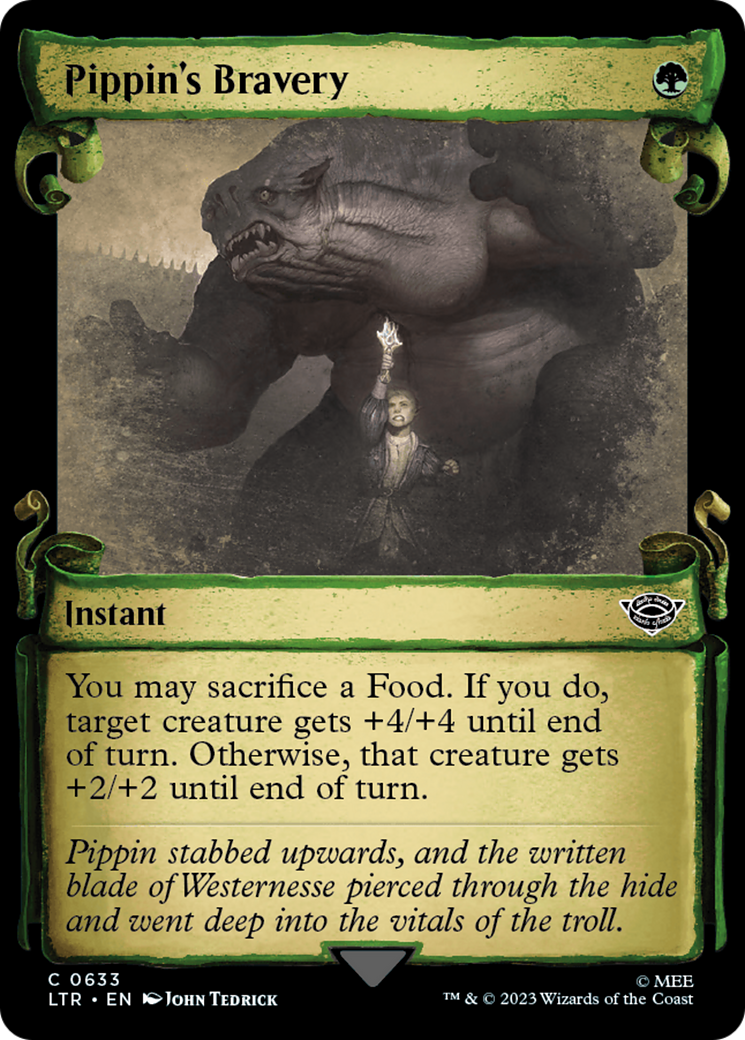 {C} Pippin's Bravery [The Lord of the Rings: Tales of Middle-Earth Showcase Scrolls][LTR 633]