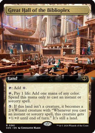 Great Hall of the Biblioplex (Extended Art) [SOS 361]