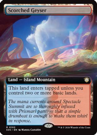 Scorched Geyser (Extended Art) [SOC 102]