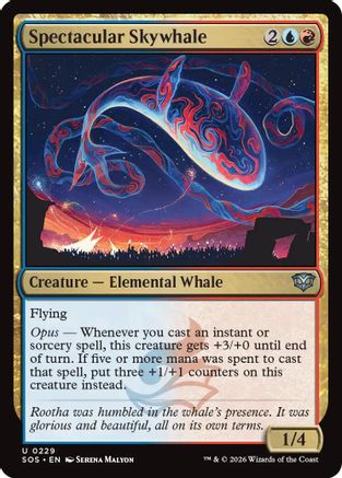 Spectacular Skywhale [SOS 229]  Foil