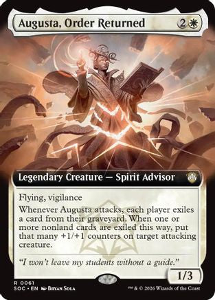 Augusta, Order Returned (Extended Art) [SOC 061]