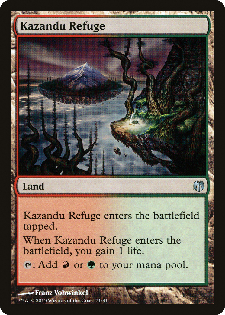 {C} Kazandu Refuge [Duel Decks: Heroes vs. Monsters][DDL 071]