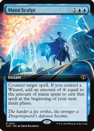 Mana Sculpt (Extended Art) [SOS 319]  Foil