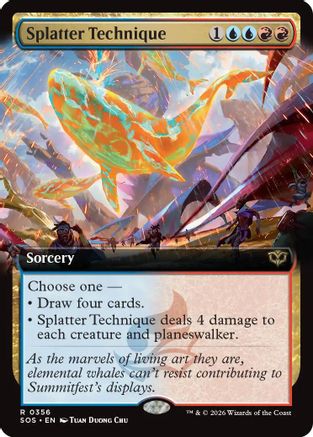 Splatter Technique (Extended Art) [SOS 356]  Foil