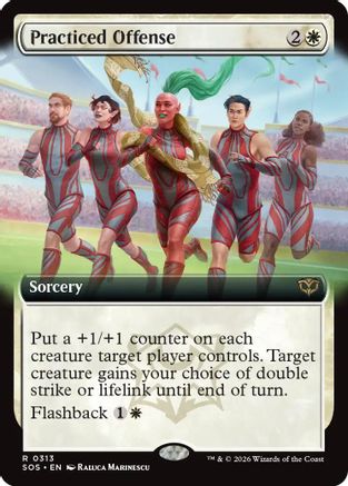 Practiced Offense (Extended Art) [SOS 313]  Foil