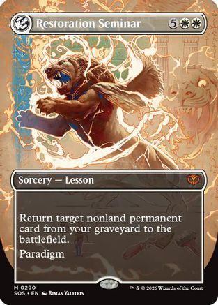 Restoration Seminar (Borderless) [SOS 290]  Foil