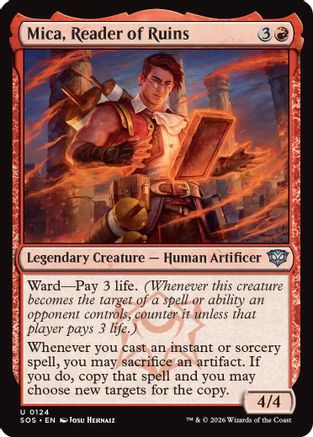Mica, Reader of Ruins [SOS 124]  Foil