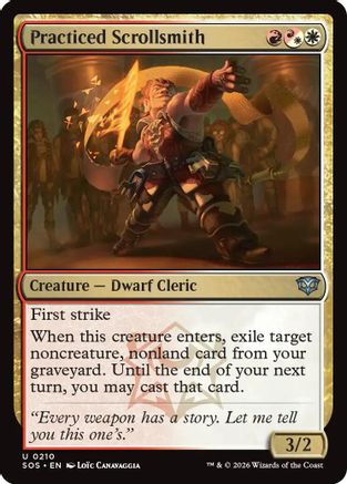 Practiced Scrollsmith [SOS 210]  Foil