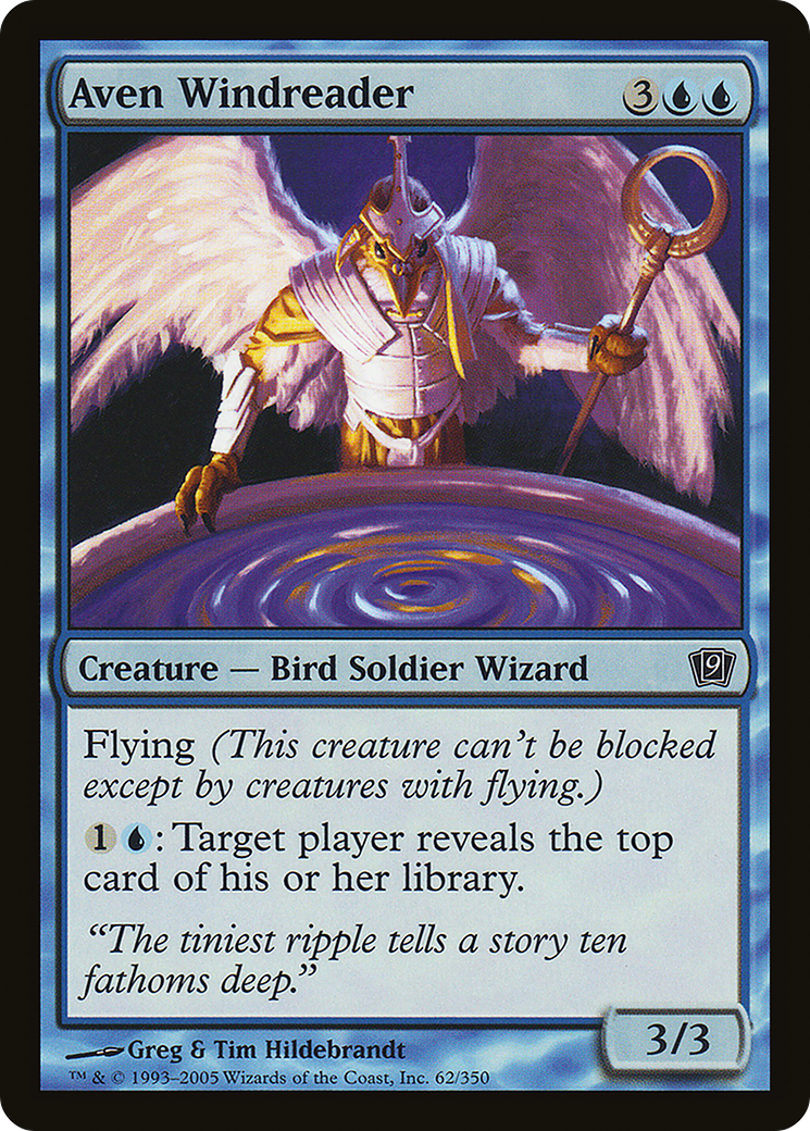 {C} Aven Windreader [Ninth Edition][9ED 062]