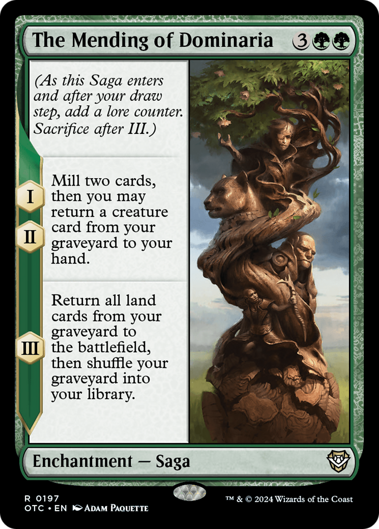 {R} The Mending of Dominaria [Outlaws of Thunder Junction Commander][OTC 197]