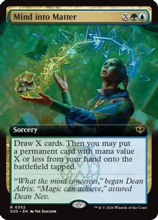 Mind into Matter (Extended Art) [SOS 352]  Foil