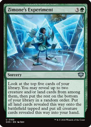 Zimone's Experiment [SOS 169]  Foil