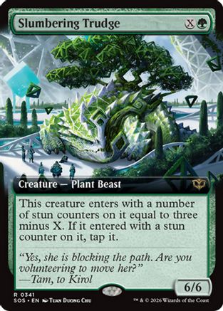 Slumbering Trudge (Extended Art) [SOS 341]  Foil