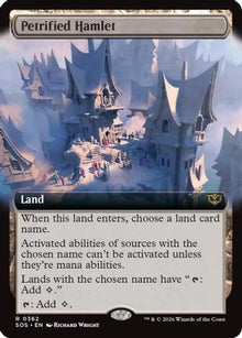 {@@SOS R} Petrified Hamlet (Extended Art) (Foil) [SOS 362]