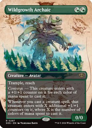 Wildgrowth Archaic (Borderless) [SOS 297]  Foil