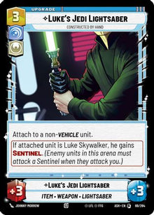 [SWU] Luke's Jedi Lightsaber - Constructed by Hand (66/264) - Ashes of the Empire