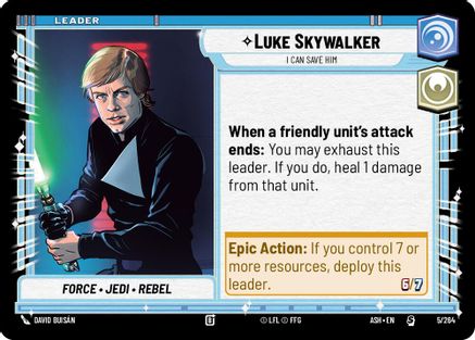 [SWU] Luke Skywalker - I Can Save Him (5/264) - Ashes of the Empire