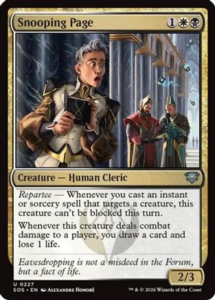 Snooping Page [SOS 227]