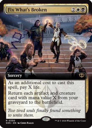Fix What's Broken (Extended Art) [SOS 350]