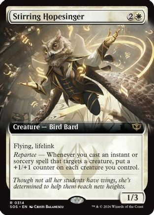 Stirring Hopesinger (Extended Art) [SOS 314]  Foil