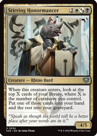 Stirring Honormancer [SOS 234]  Foil