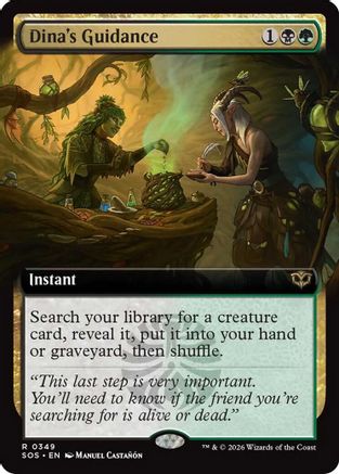 Dina's Guidance (Extended Art) [SOS 349]  Foil