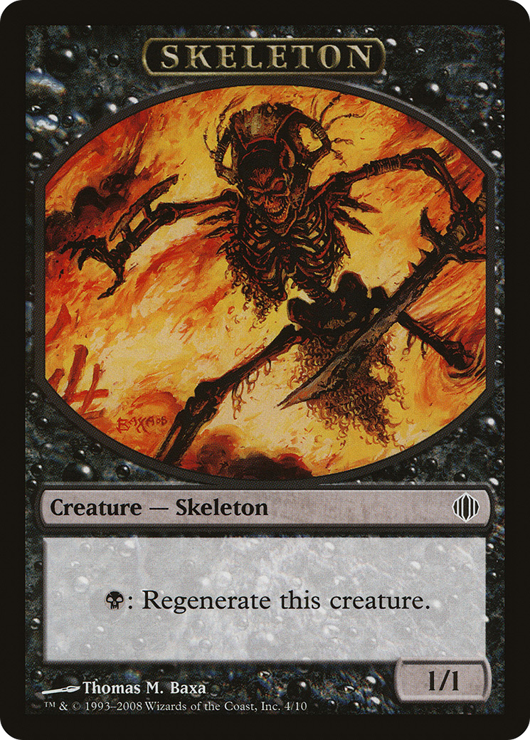 {T} Skeleton Token [Shards of Alara Tokens][TALA 004]