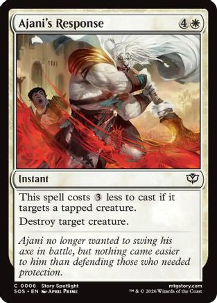 Ajani's Response [SOS 006]  Foil