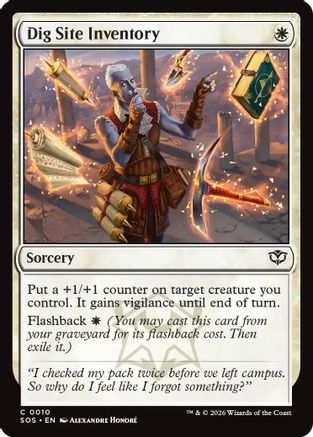 Dig Site Inventory [SOS 010]  Foil