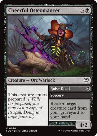 Cheerful Osteomancer [SOS 076]  Foil