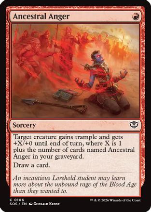 Ancestral Anger [SOS 106]  Foil