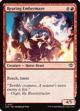 Rearing Embermare [SOS 127]  Foil