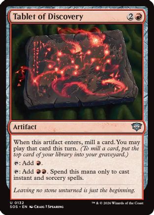 Tablet of Discovery [SOS 132]  Foil