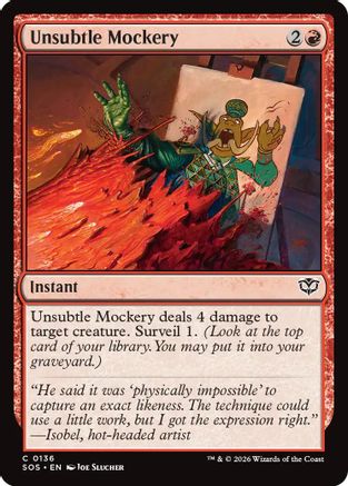 Unsubtle Mockery [SOS 136]