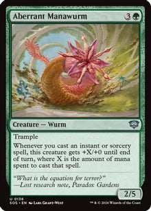 Aberrant Manawurm [SOS 138]  Foil