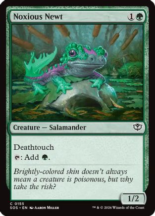 Noxious Newt [SOS 155]  Foil