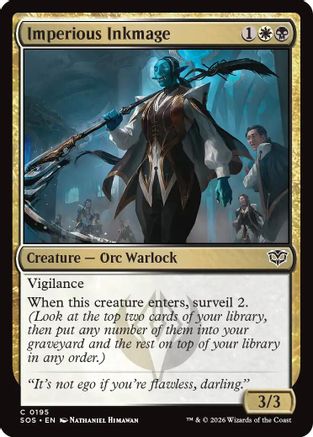 Imperious Inkmage [SOS 195]  Foil